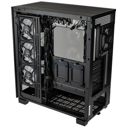 Kolink Unity Arena ARGB Midi Tower Showcase - Black E-ATX 420mm clearance with 4 ARGB Fans