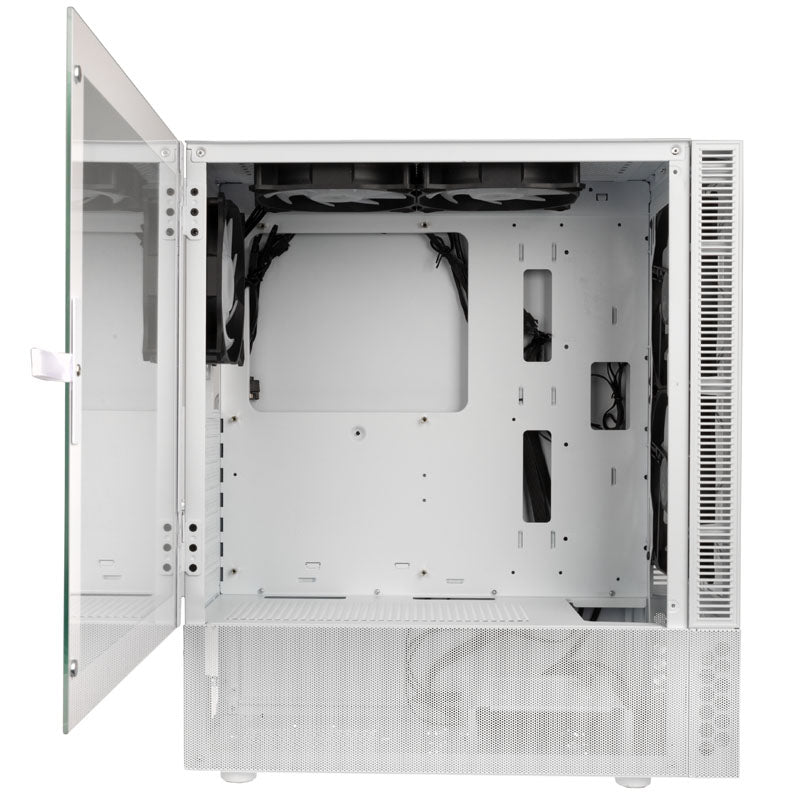 Kolink Observatory MX Glass ARGB Midi Tower Case - White (with 5 ARGB fans - 2x140mm & 3x120mm)