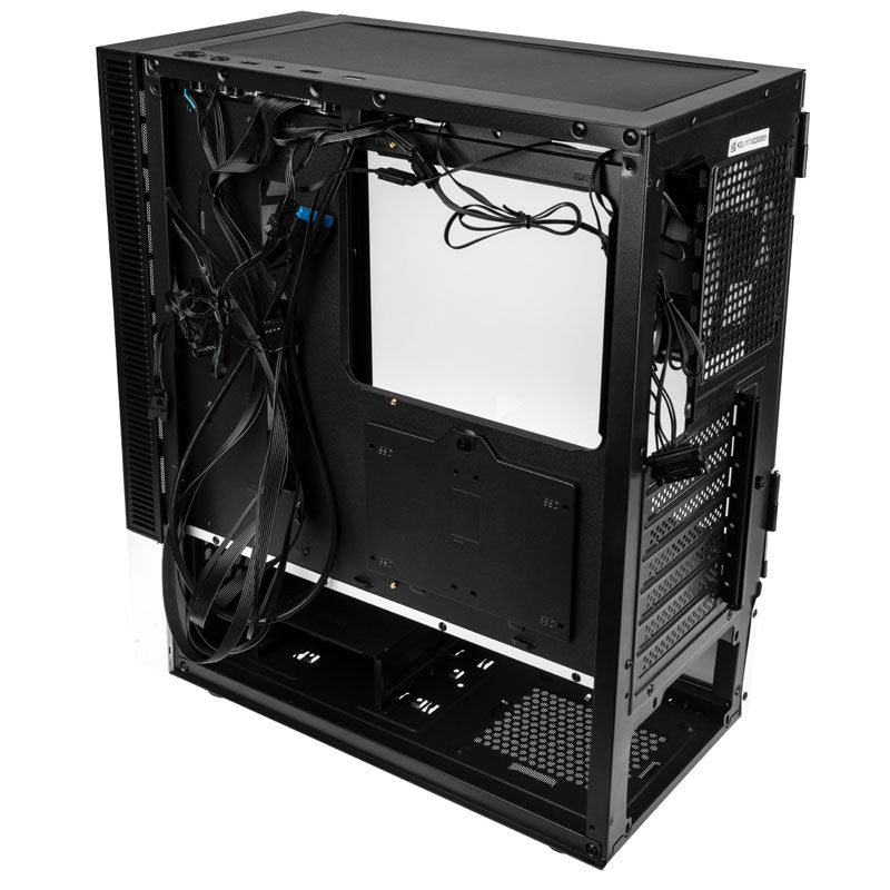 Kolink Observatory MX Mesh ARGB Midi Tower Case – Black/White (with 5 ARGB fans - 2x140mm & 3x120mm)