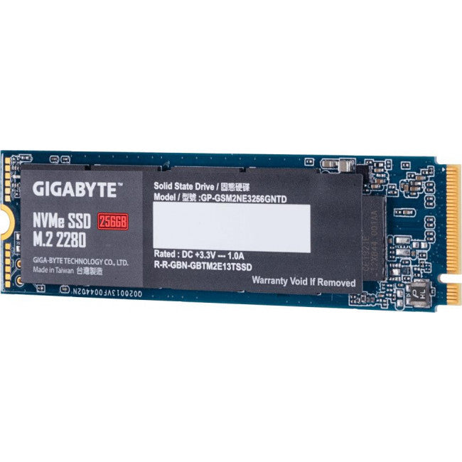 SSD Gigabyte 256Gb M.2 2280 NVMe PCI Express 3.0