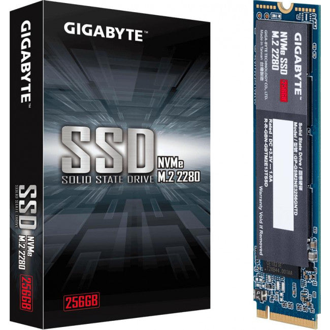 SSD Gigabyte 256Gb M.2 2280 NVMe PCI Express 3.0