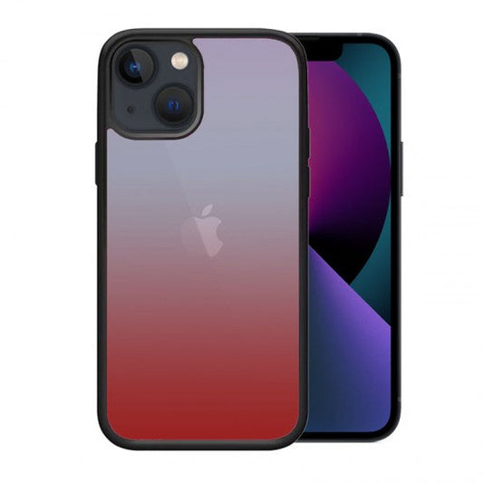 Θήκη Σιλικόνης Ombre για iPhone 13 pro Άσπρο/Πορτοκαλί