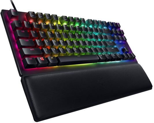 Razer HUNTSMAN V2 Tenkeyless - RGB Optical Gaming Keyboard (Clicky Purple Switch) - US Layout