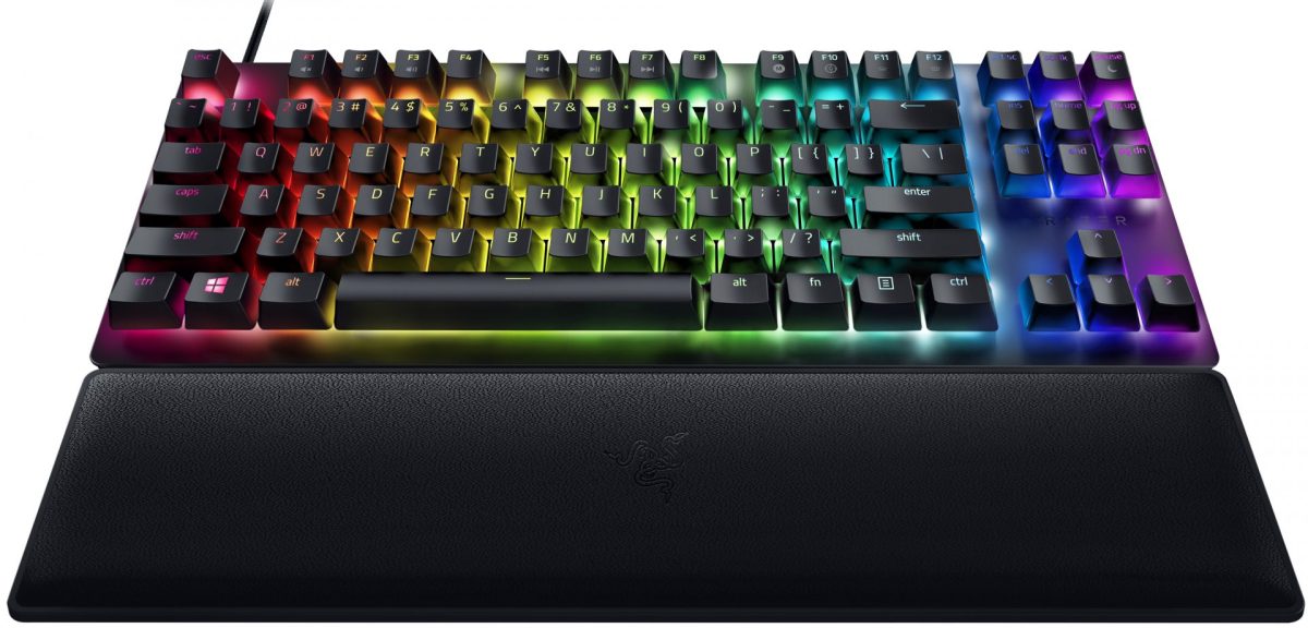 Razer HUNTSMAN V2 Tenkeyless - RGB Optical Gaming Keyboard (Clicky Purple Switch) - US Layout