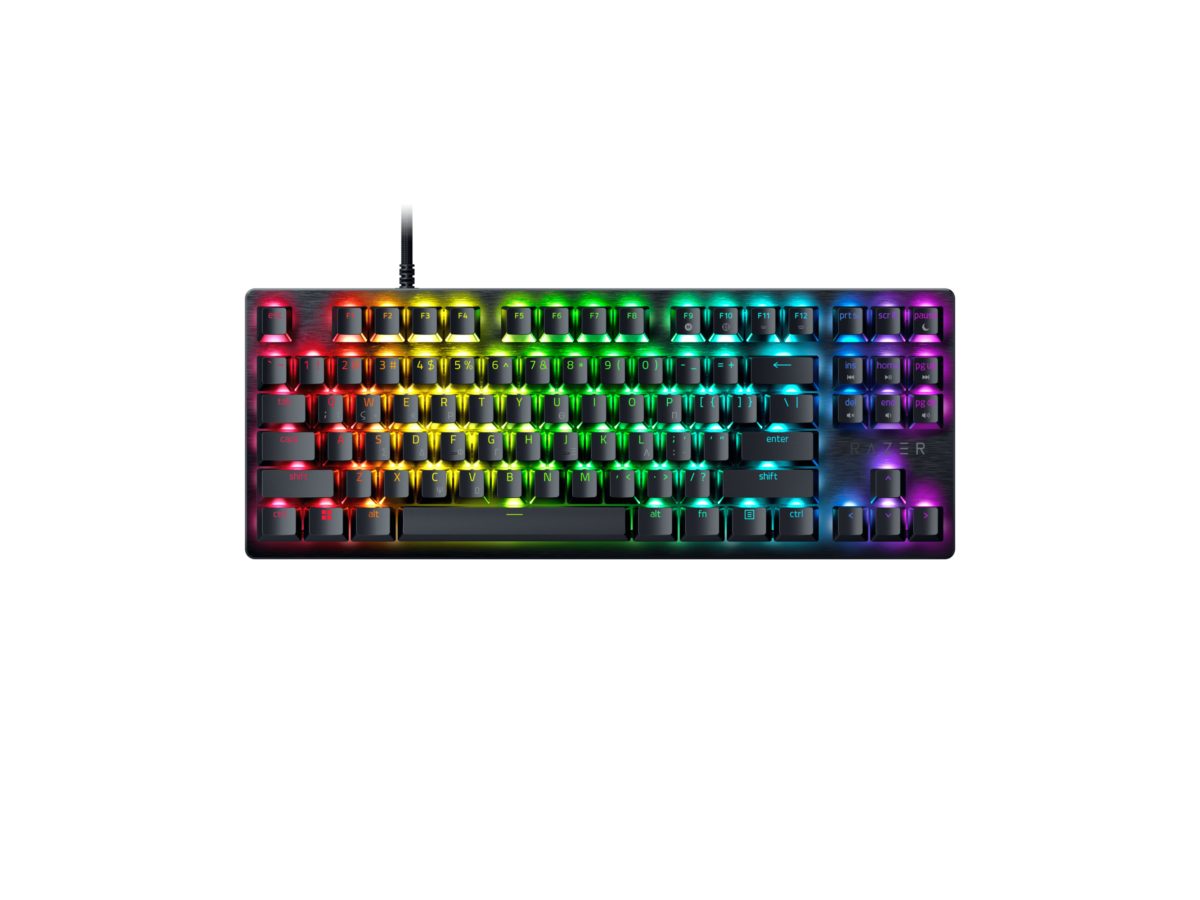 RAZER HUNTSMAN V3 X TENKEYLESS - GAMING RGB OPTICAL KEYBOARD (CLICKY PURPLE SWITCH) - GR LAYOUT