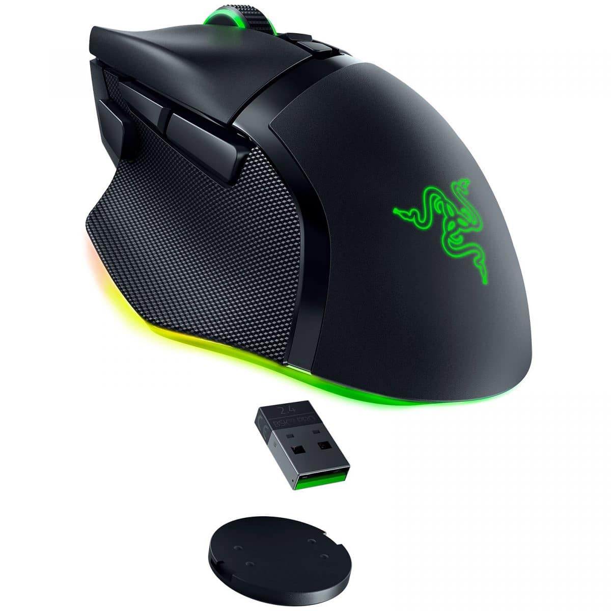 Razer BASILISK V3 PRO BLACK - 30K DPI - RGB - Optical Switches - 11 Buttons - HyperScroll Tilt Wheel