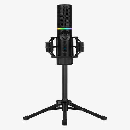 Streamplify MIC RGB microphone, USB-A, Black - incl. Tripod