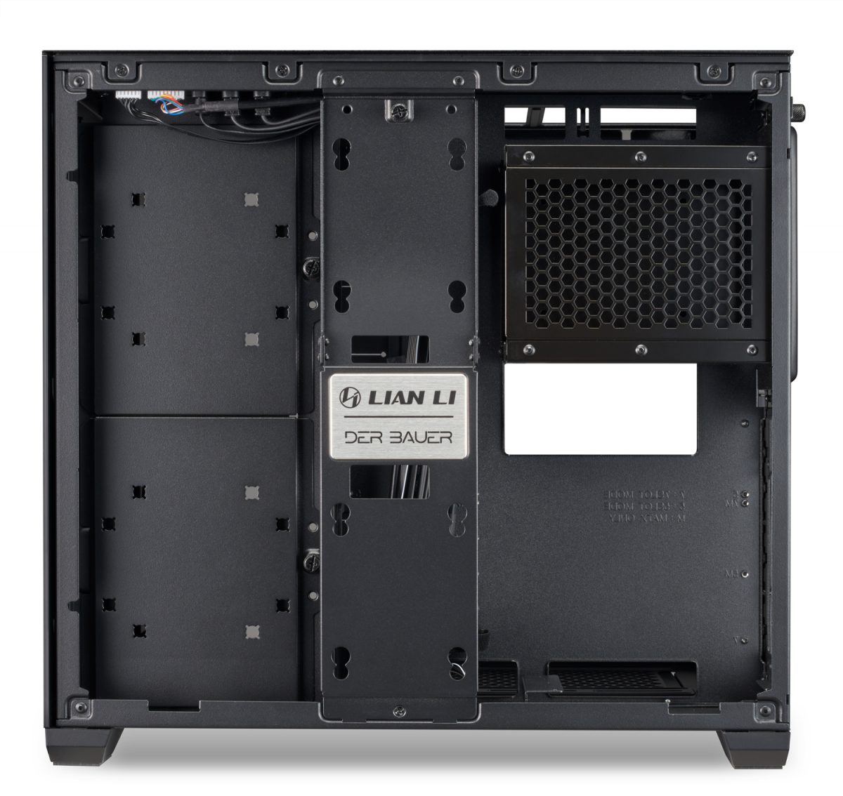 Lian Li O11 AIR MINI Black PC Case ATX / M-ATX with 3 standard Fans (front 120mmx2, rear 120mmx1) Me