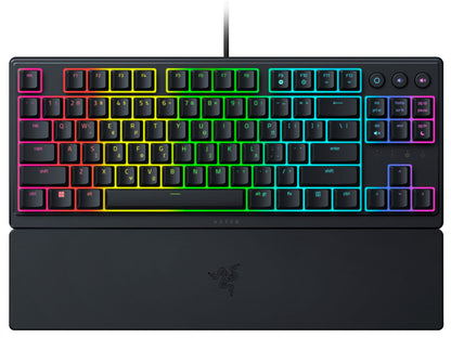 RAZER ORNATA V3 TENKEYLESS - Mecha Membrane Gaming Keyboard - Low Profile - UV COATED KEYCAPS - GR