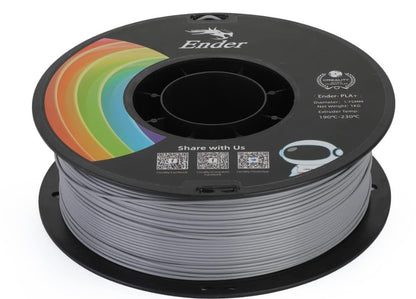 CREALITY EN-PLA+ Grey Ender 3D Printer Filament Strength 34MPA Bend 77MPa 1 kg 1.75 -3301010308 gray