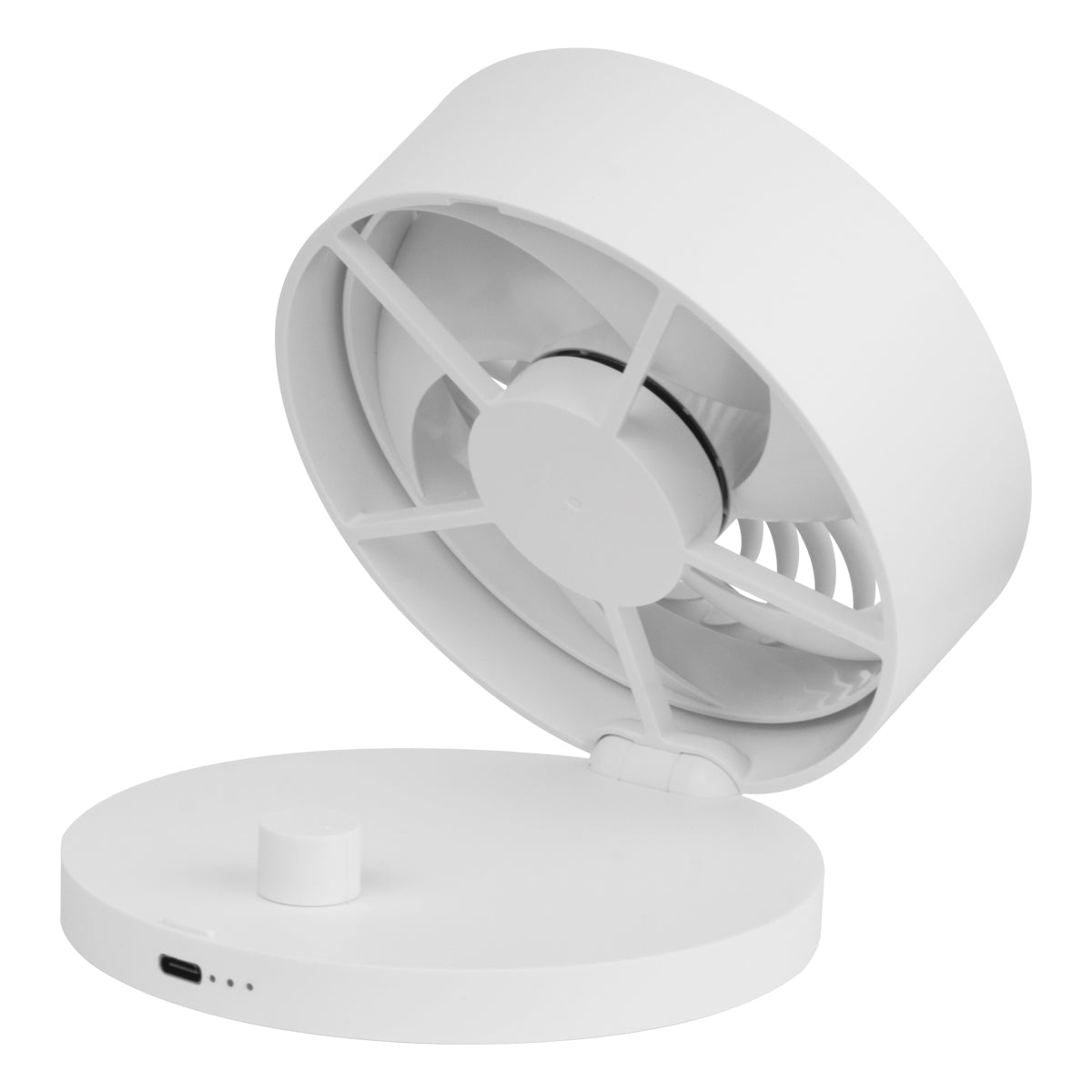 Arctic Summair Plus - Foldable Table Fan with Integrated Battery, White