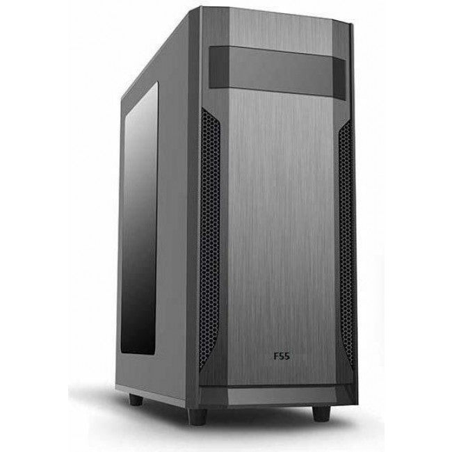 Supercase F55A Midi Tower Κουτί Υπολογιστή Μαύρο