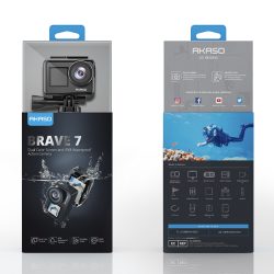 AKASO BRAVE 7 ACTION CAMERA LCD 2.0"/1.22" 4K 20MP  SYYA0018-GY-01