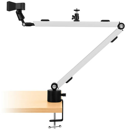 Streamplify MOUNT ARM, Microphone Arm with Table Clamp 2,5kg load, white