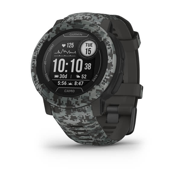 GARMIN INSTINCT 2 SPORT WATCH  010-02626-03 CAMO GRAPHITE EDITION