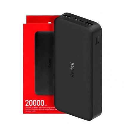 Xiaomi Redmi Power Bank 20000mAh 18W με 2 Θύρες USB-A Μαύρο