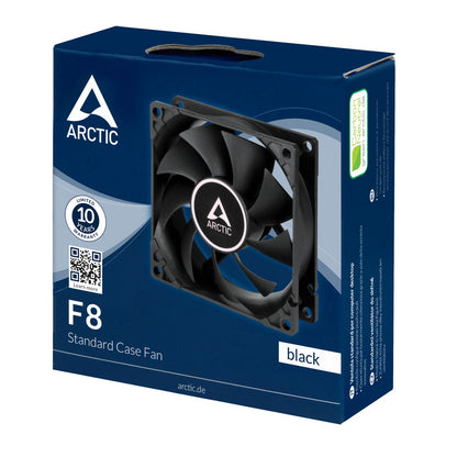 Arctic F8 Case Fan - 80mm case fan low noise - Black Color