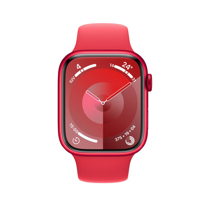 APPLE WATCH SERIES 9 MRYE3QL/A 45MM (PRODUCT) REDALUMINIUM CASE WITH (PRODUCT) RED SPORT BAND