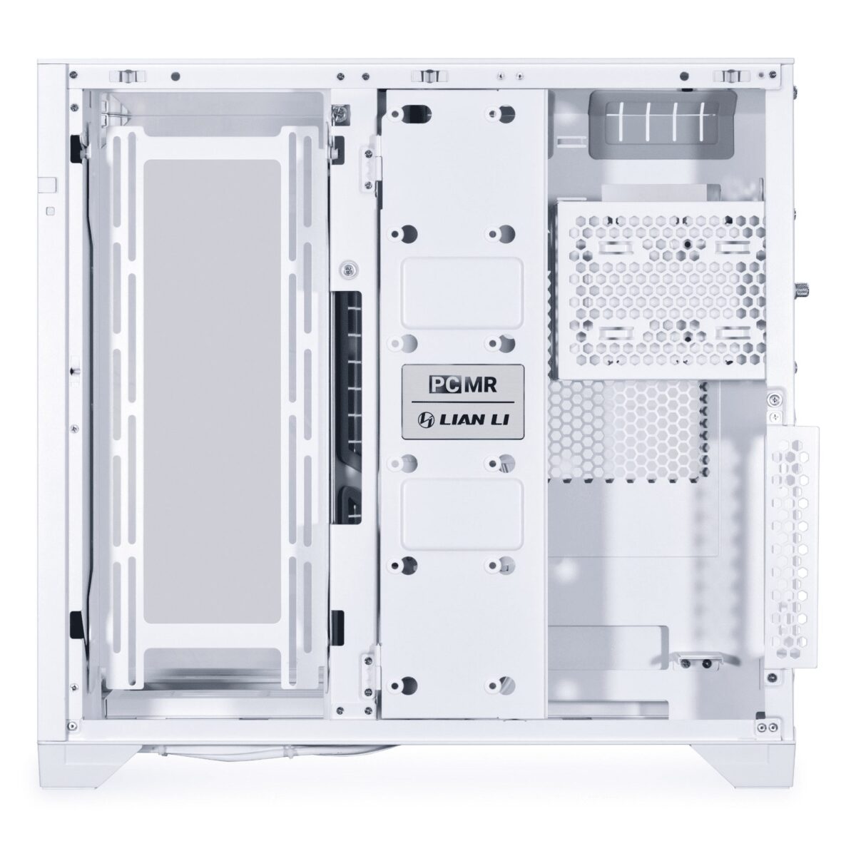 Lian Li O11 Vision White - White EATX(under 280mm)/ATX Columnless Tower PC Case