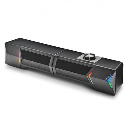 Gaming Bluetooth Soundbar 2.0 NGS GSX-B1200 Ηχομπάρα ισχύος 12W με RGB Lights σε χρώμα μαύρο