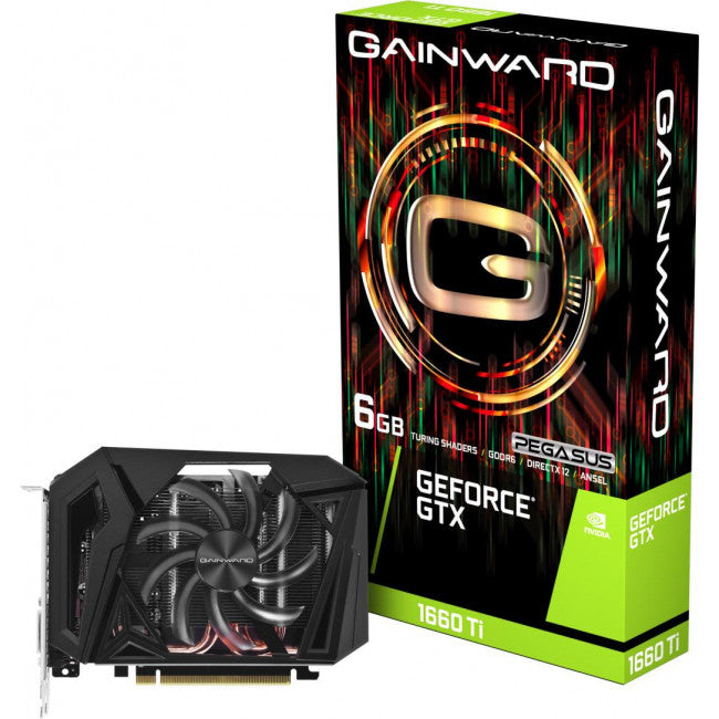 Gainward GeForce GTX 1660 Ti 6GB GDDR6 Pegasus Κάρτα Γραφικών PCI-E x16 3.0 με HDMI και DisplayPort