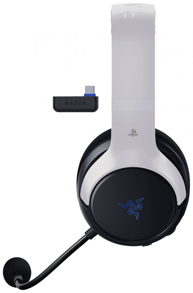 Razer KAIRA HYPERSPEED - Wireless Gaming Headset - Playstation Licensed – WHITE – PS5 / PC / MOBILE