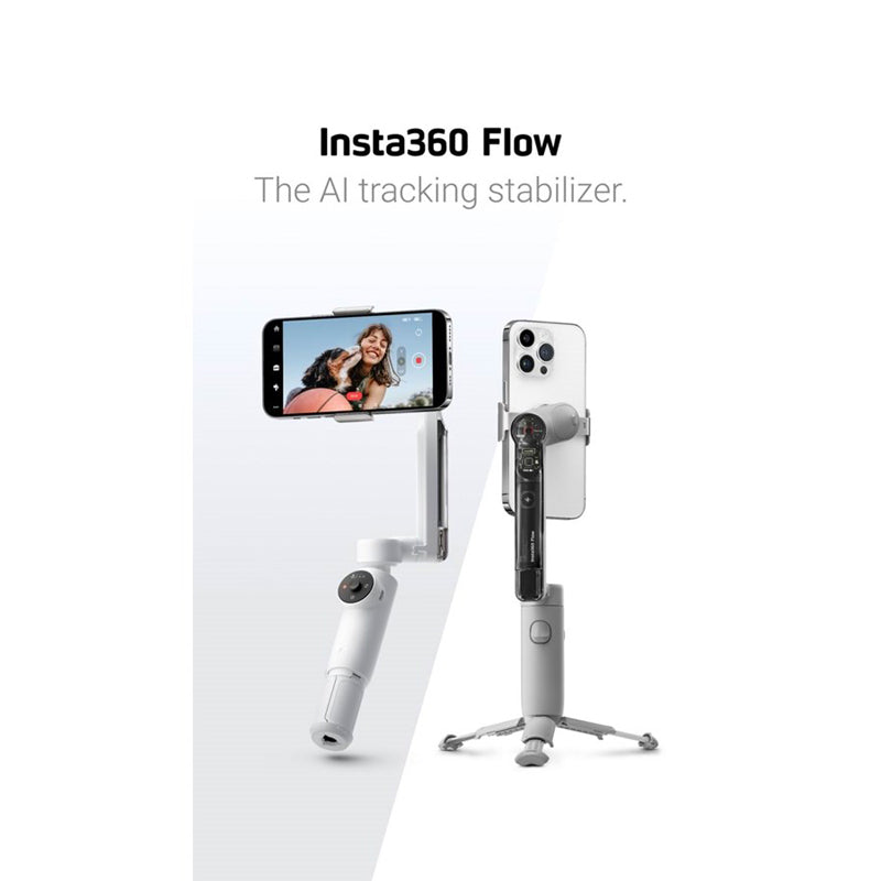 Insta360 Flow - Stand Alone Grey - AI Tracking Stabilizer phone gimbal Type-C