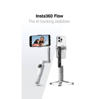 Insta360 Flow - Stand Alone Grey - AI Tracking Stabilizer phone gimbal Type-C