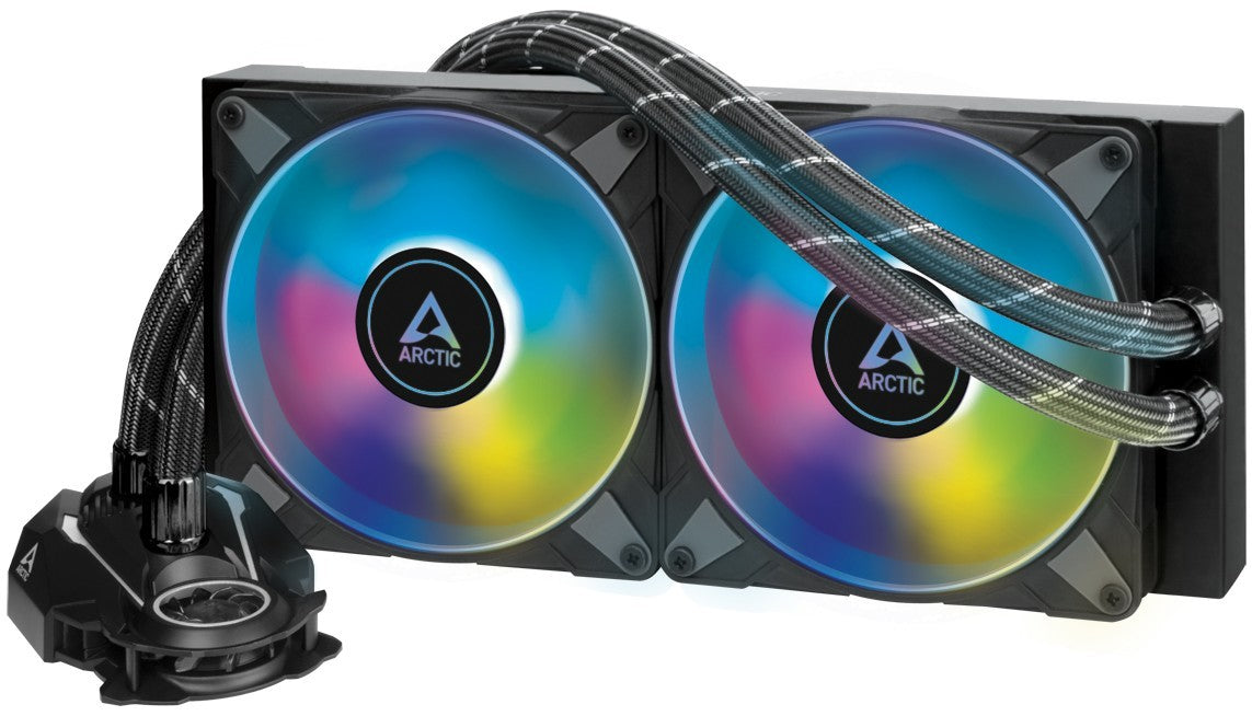 Arctic Liquid Freezer II-280 A-RGB:All-in-One CPU Water Cooler with 280mm radiator and 2x P14PWMPSTA