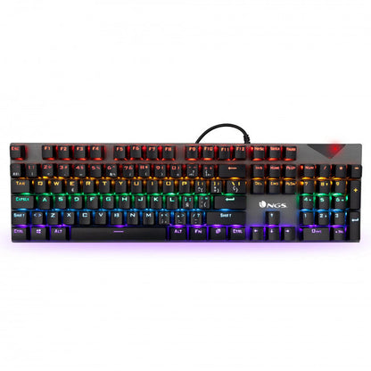 NGS GKX-500 Gaming Πληκτρολόγιο με RGB φωτισμό (Αγγλικό US)