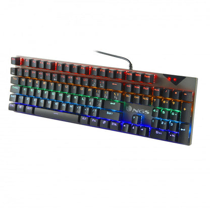 NGS GKX-500 Gaming Πληκτρολόγιο με RGB φωτισμό (Αγγλικό US)