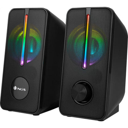 Gaming Speakers 2.0 NGS GSX-150 με τροφοδοσία USB ισχύος 12W και RGB Lights μαύρα