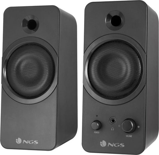 Ηχεία Υπολογιστή NGS GSX-200 2.0 με Ισχύ 20W σε Μαύρο Χρώμα