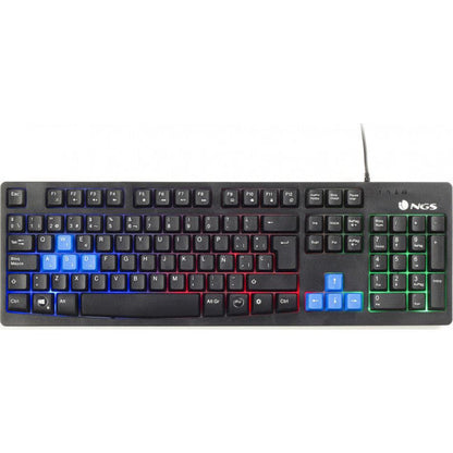 NGS GKX-300 Gaming Πληκτρολόγιο με RGB φωτισμό