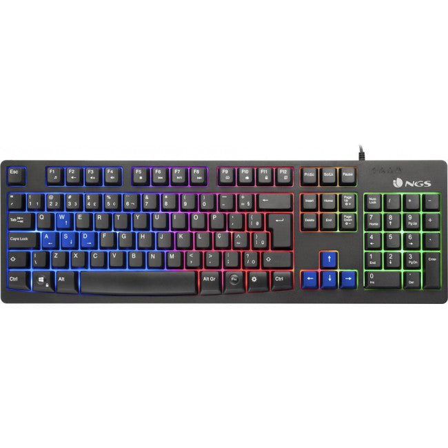 NGS GKX-300 Gaming Πληκτρολόγιο με RGB φωτισμό