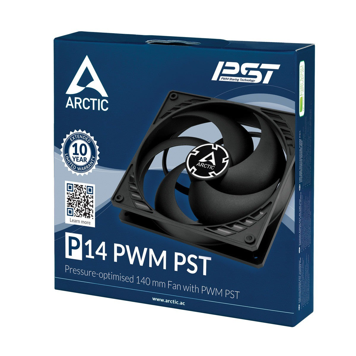 Arctic P14 PWM PST - Case Fan 4pin -140mm black/black