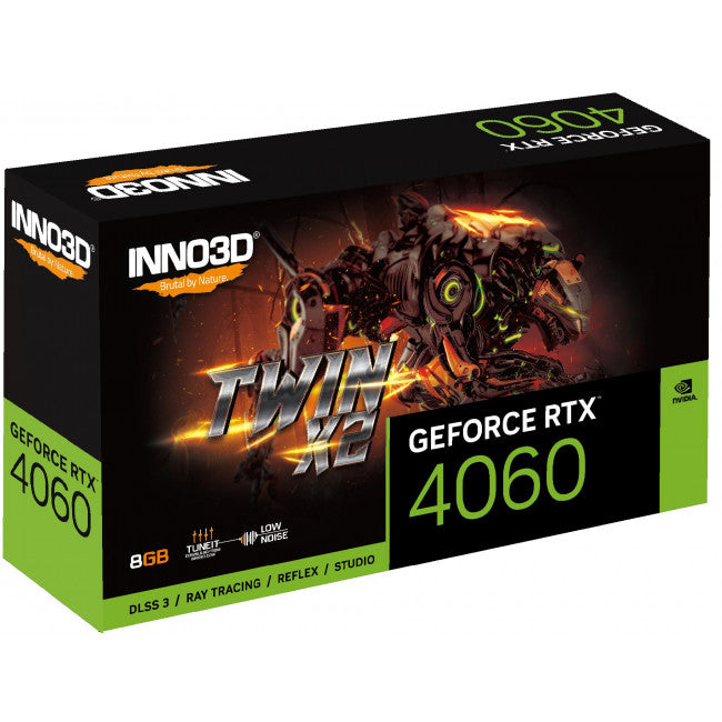 Inno 3D GeForce RTX 4060 8GB GDDR6 Twin X2 Κάρτα Γραφικών