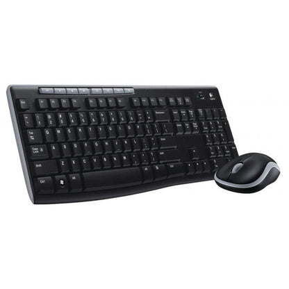 Σετ Πληκτρολόγιο & Ποντίκι Ελληνικό Logitech Wireless Combo MK270 Ασύρματο