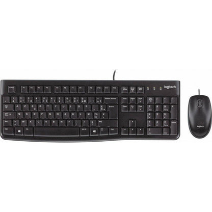 Σετ Πληκτρολόγιο & Ποντίκι Ελληνικό Logitech Desktop MK120