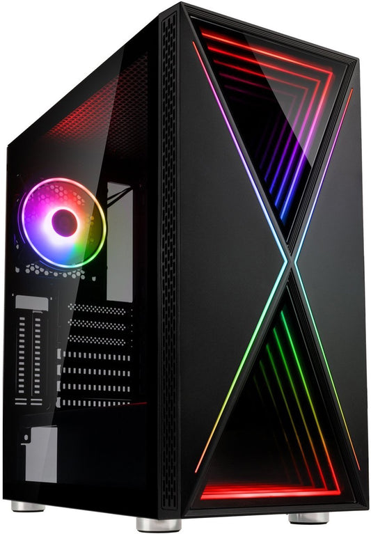 Kolink Void X ARGB Midi-Tower Black Tempered Glass PC Case