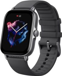 Xiaomi Amazfit GTS 3 Smartwatch (Graphite Black) Black