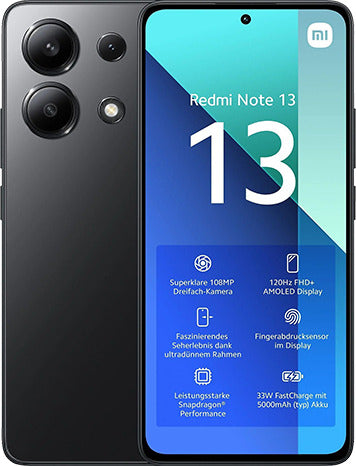 Xiaomi Redmi Note 13 6GB 128GB Black LTE