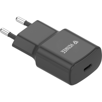 YENKEE YAC 2033BK USB-C Φορτιστής Κινητού PD 20W, Μαύρος