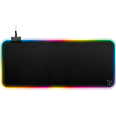 YENKEE YPM 3006 WARP Gaming Mousepad με RGB φωτισμό, Μαύρο