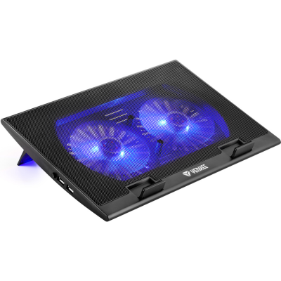 YENKEE YSN 120 Cooling Pad για Laptop με 2 Ανεμιστήρες και Φωτισμό