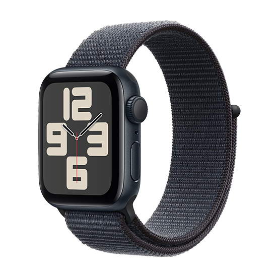 Apple Watch SE (2023) GPS 40mm Midnight Aluminium Case with Sport Loop Midnight