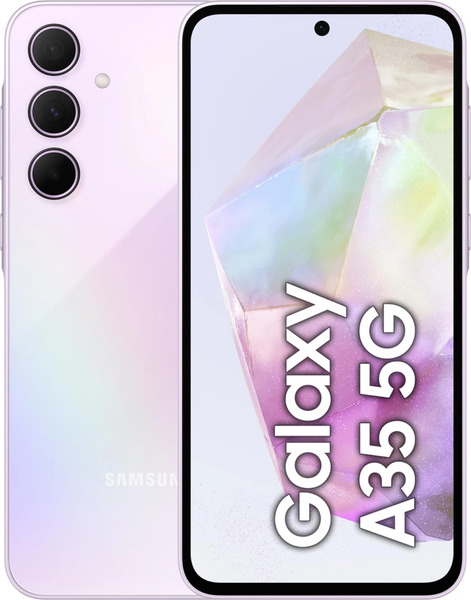 Samsung Galaxy A35 8GB 128GB Lilac 5G A356 Arab Spec