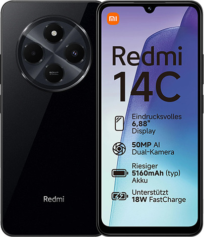 Redmi 14C 4GB 128GB Black LTE Global spec