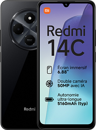 Redmi 14C 8GB 256GB Black LTE NFC Global spec