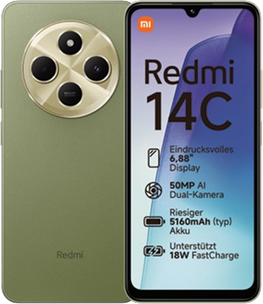 Redmi 14C 4GB 128GB Green LTE Global spec
